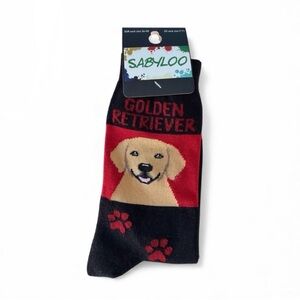 Golden Retriever Dog Socks Cute Novelty Socks Gift Dog Lover NWT